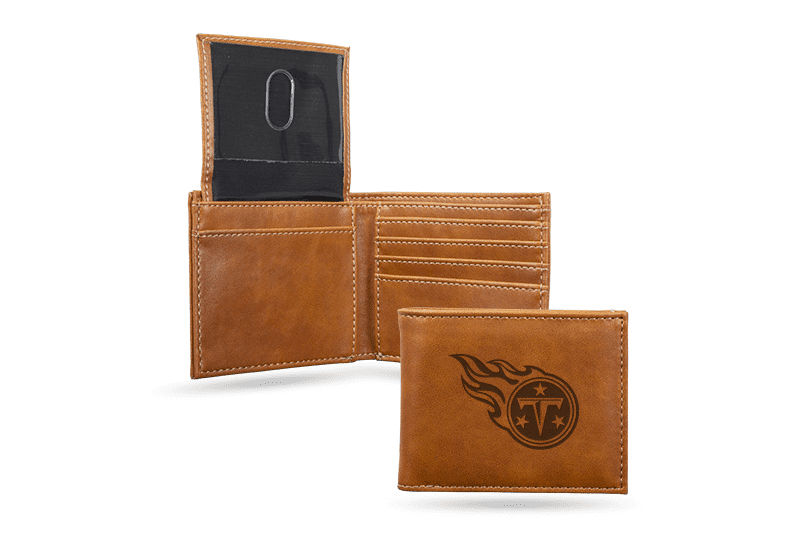 Tennessee Titans Laser Engraved Billfold Wallet