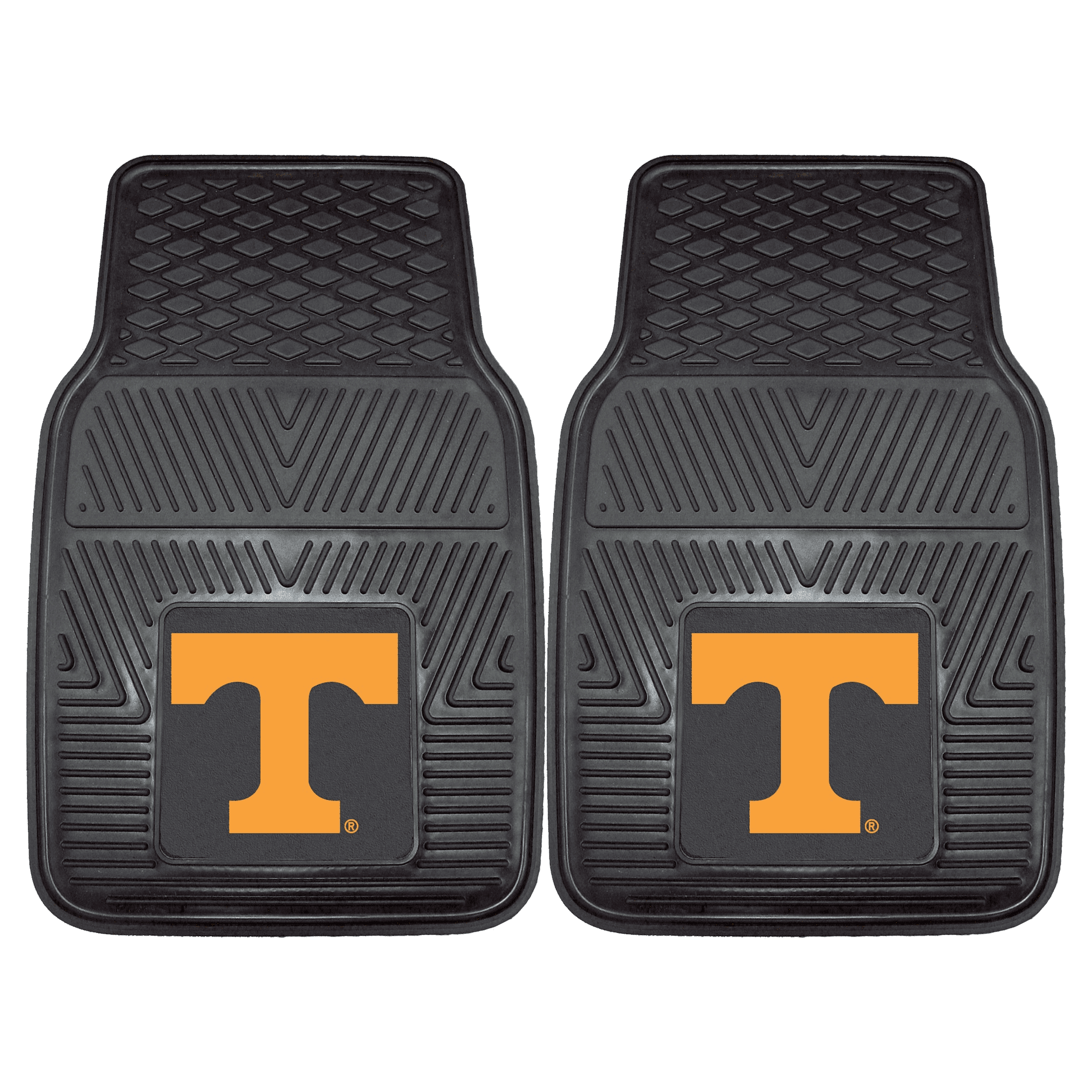 University of Tennessee Heavy Duty 2-Piece Vinyl Car Mat Set