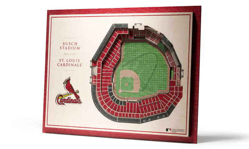 MLB St. Louis Cardinals 5 Layer Stadiumviews 3D Wall Art