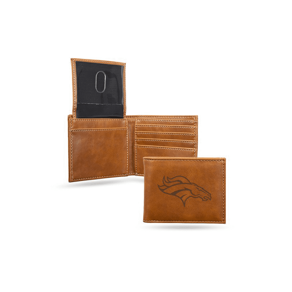 Denver Broncos - Laser Engraved Billfold Wallet