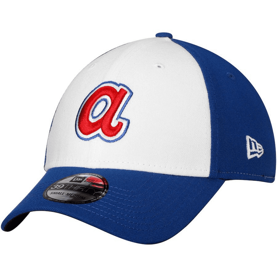 Atlanta Braves - Cooperstown White & Royal Hat, New Era