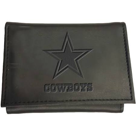 Team Sports America NFL Dallas Cowboys Tri-Fold Wallet, Black