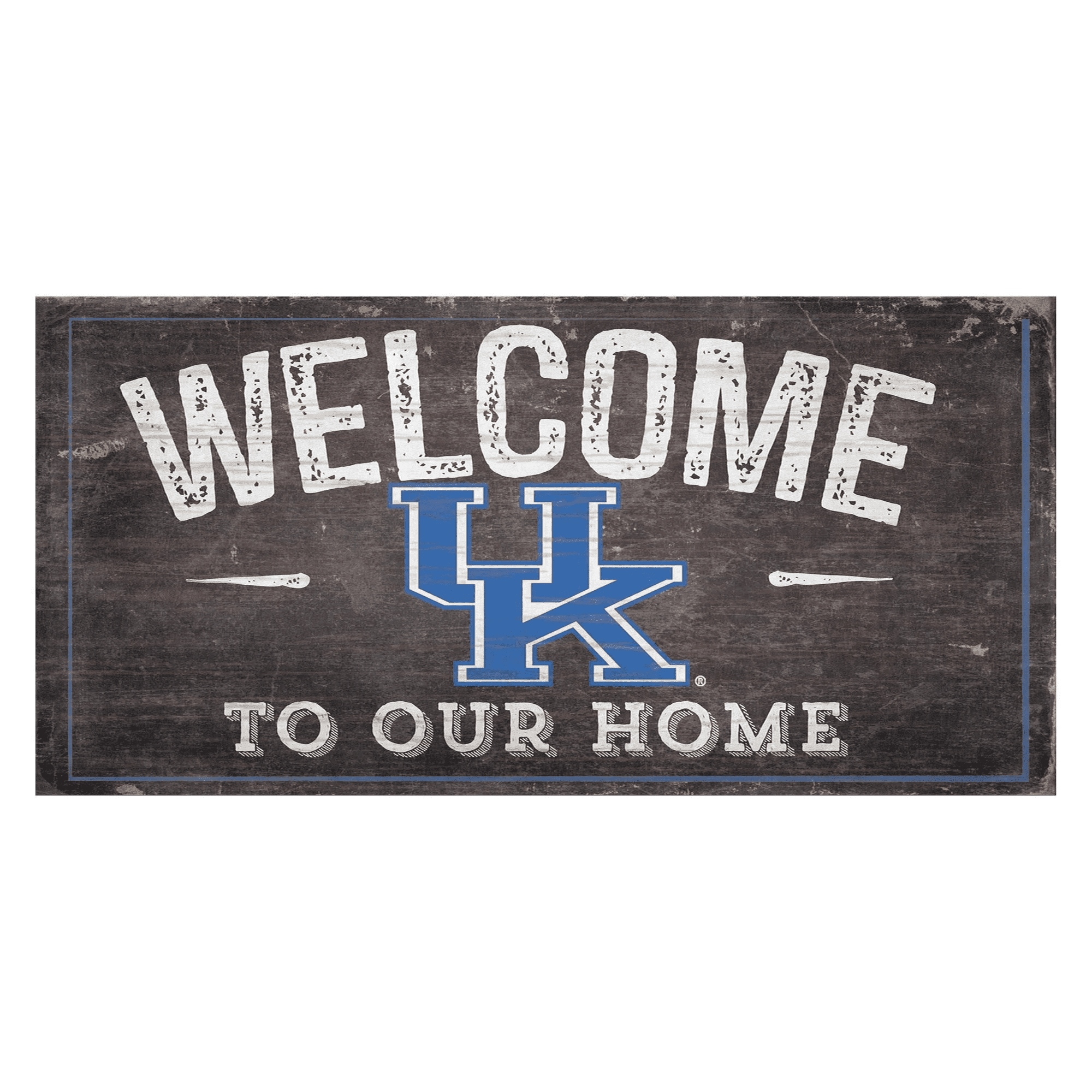 Kentucky Wildcats Welcome Distressed Sign