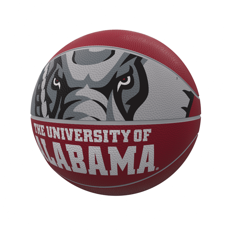 Alabama Crimson Tide Mascot Official-Size Rubber Basketball