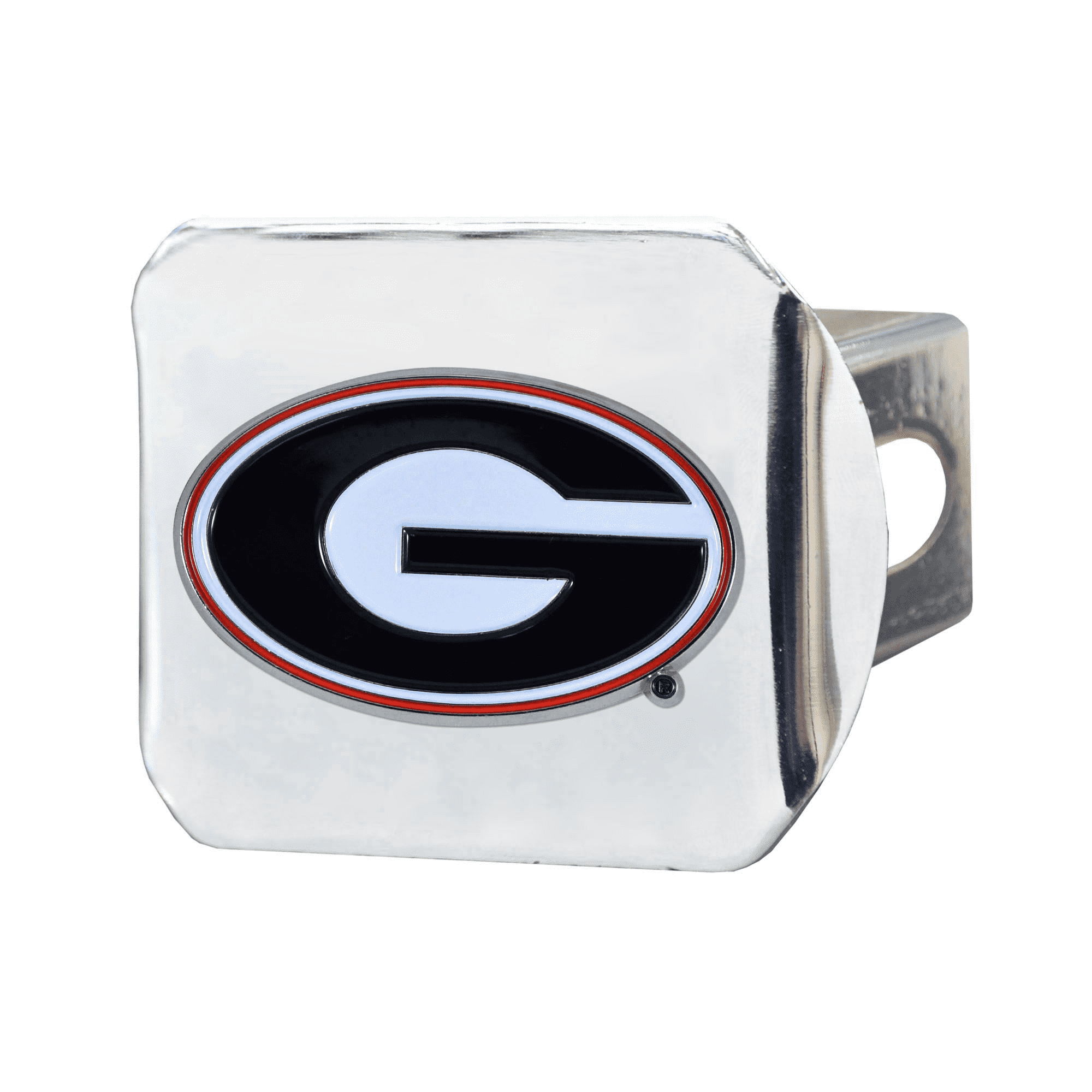 Georgia Bulldogs UGA Trailer Hitch Chrome Hitch Cover