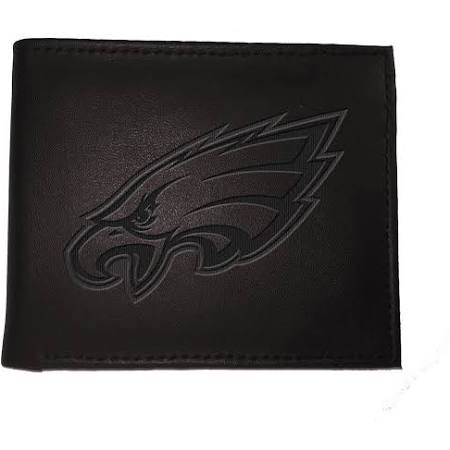 Philadelphia Eagles Black Leather Bi-Fold Wallet