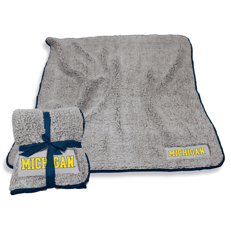 Michigan Wolverines - Frosty Fleece Throw Blanket