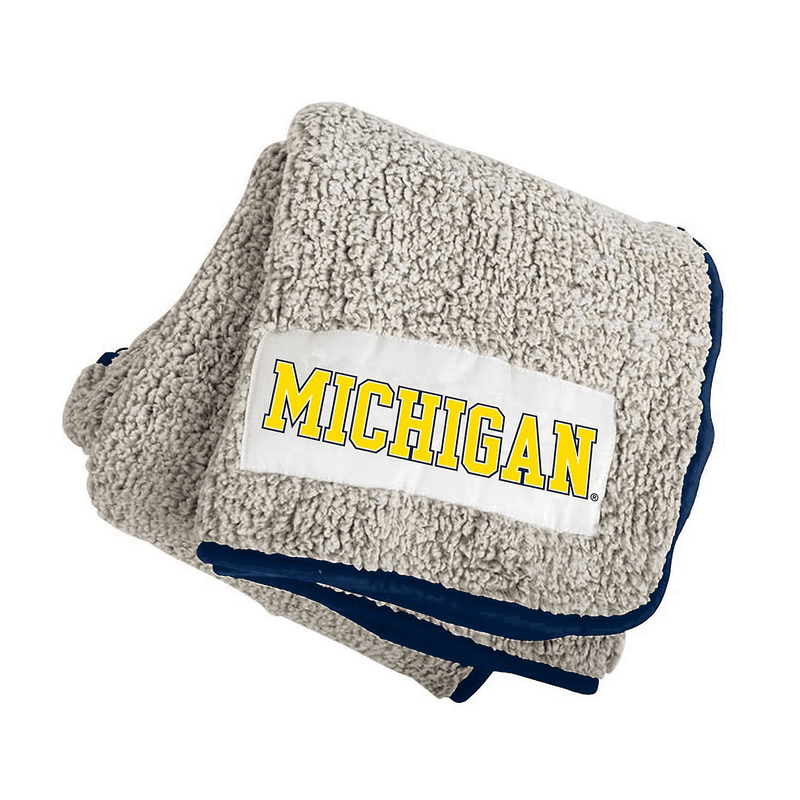 Michigan Wolverines - Frosty Fleece Throw Blanket