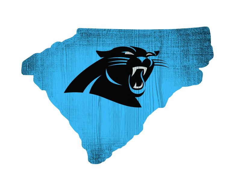 Carolina Panthers State Team Color Logo Sign