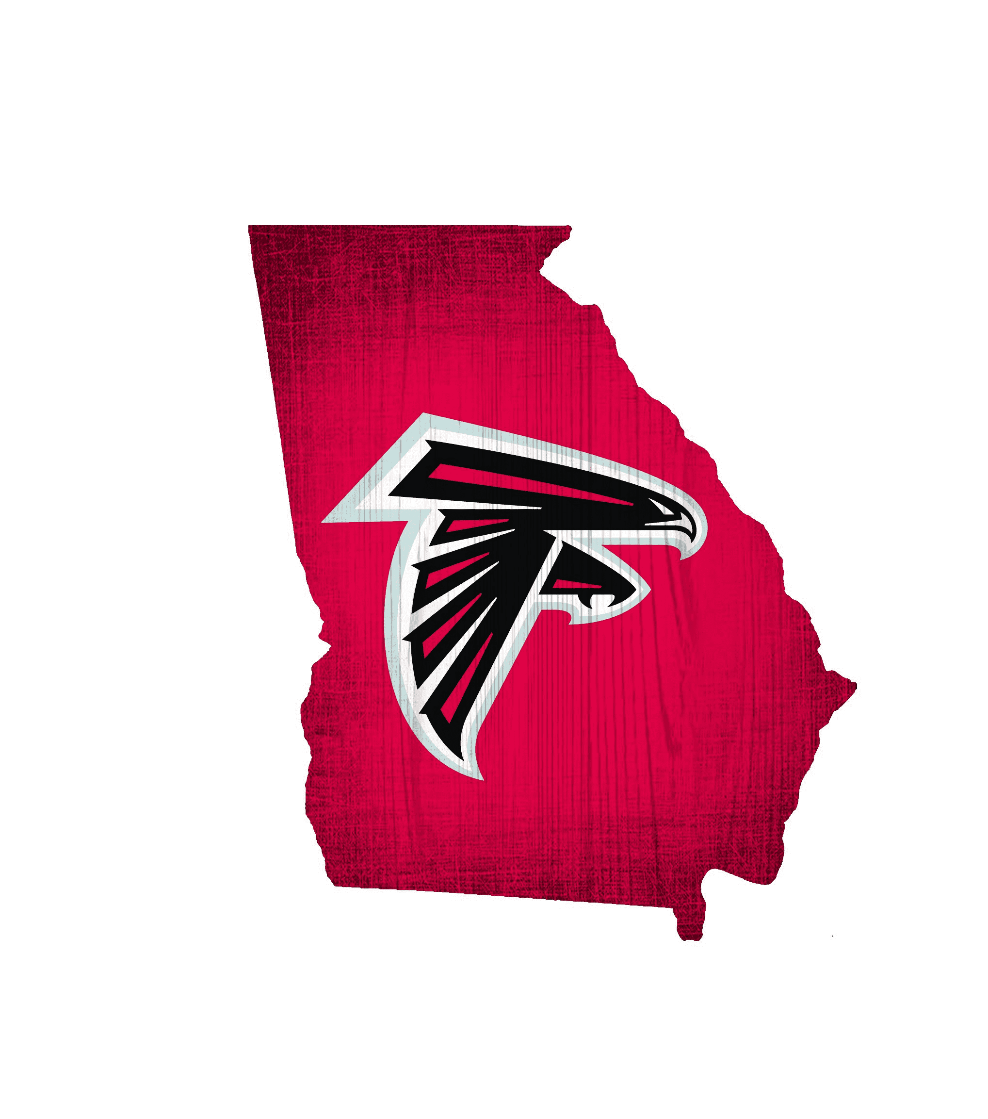 Atlanta Falcons State Team Color Logo Sign