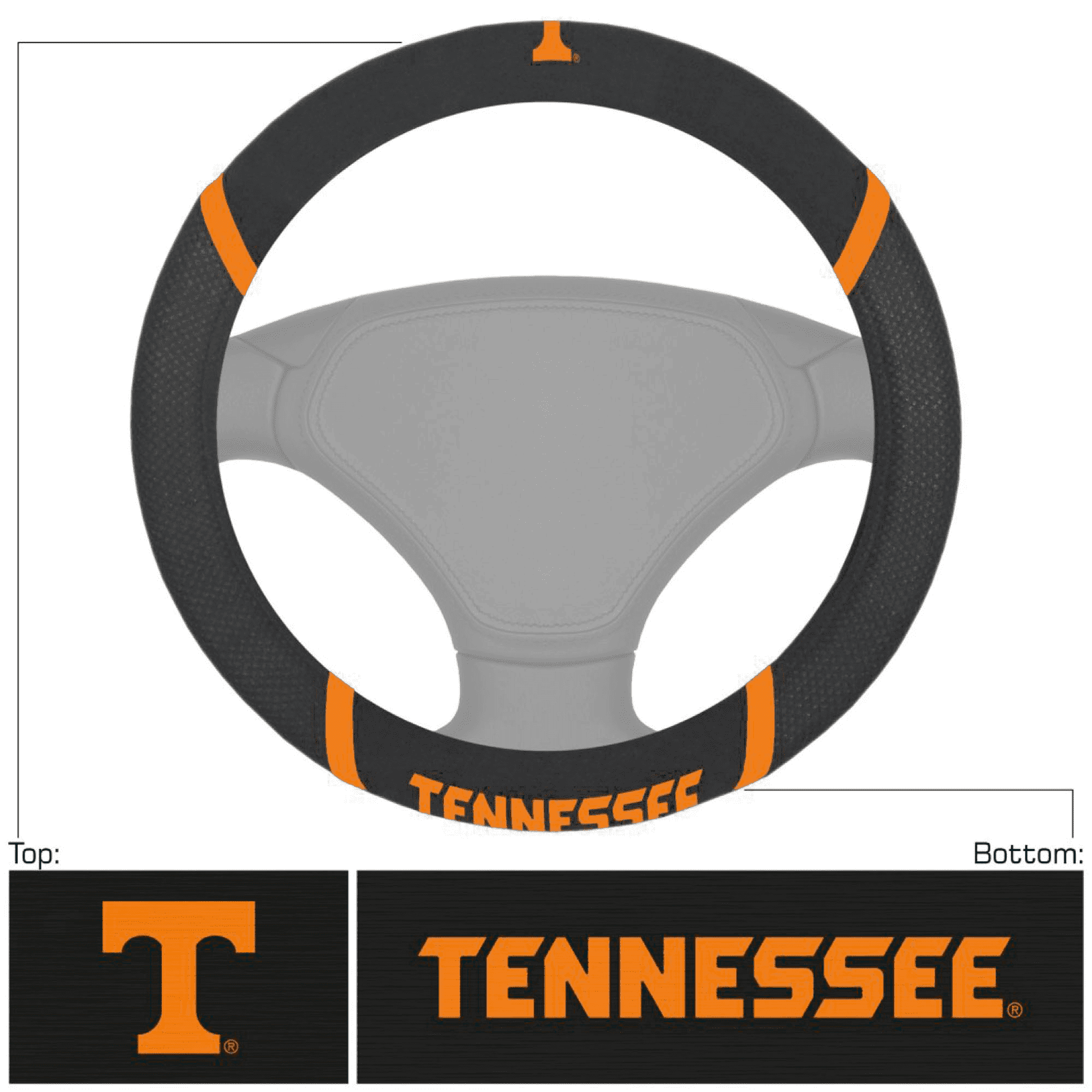 Tennessee Volunteers Steering Wheel Cover