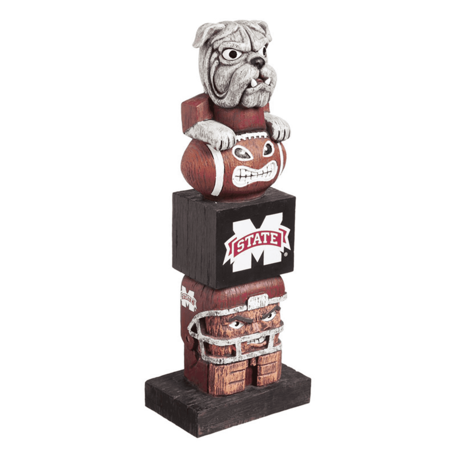 Evergreen NCAA Mississippi State Bulldogs Tiki Totem