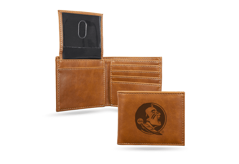 Florida State Seminoles Laser Engraved Billfold Wallet