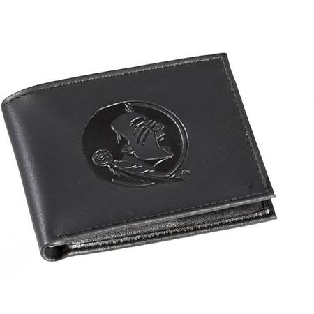 Florida State Seminoles - Black Leather Bifold Wallet