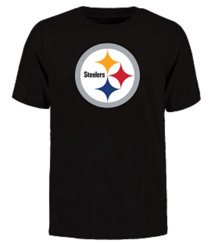 Pittsburgh Steelers - Evergreen Cotton Primary Logo T-Shirt