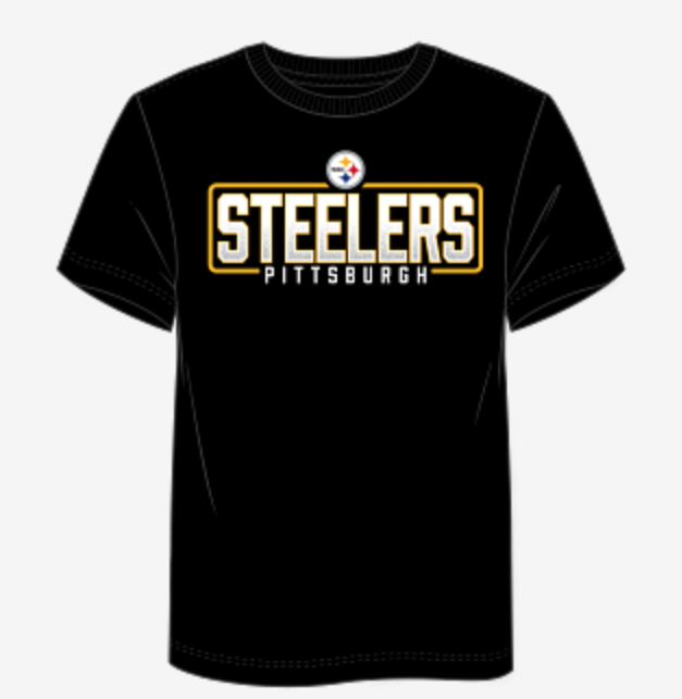 Pittsburgh Steelers - Men's Iconic Cotton Team Physicality T-Shirt