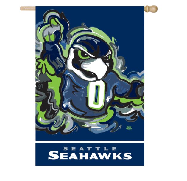 Seattle Seahawks - Suede REG Justin Patten House Flag