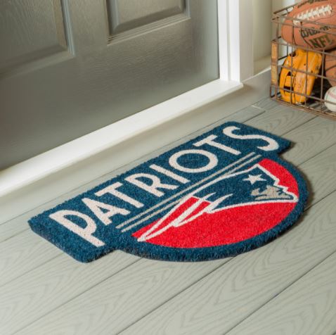 New England Patriots - Shaped Coir Punch Mat