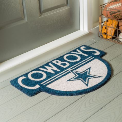 Dallas Cowboys - Shaped Coir Punch Mat