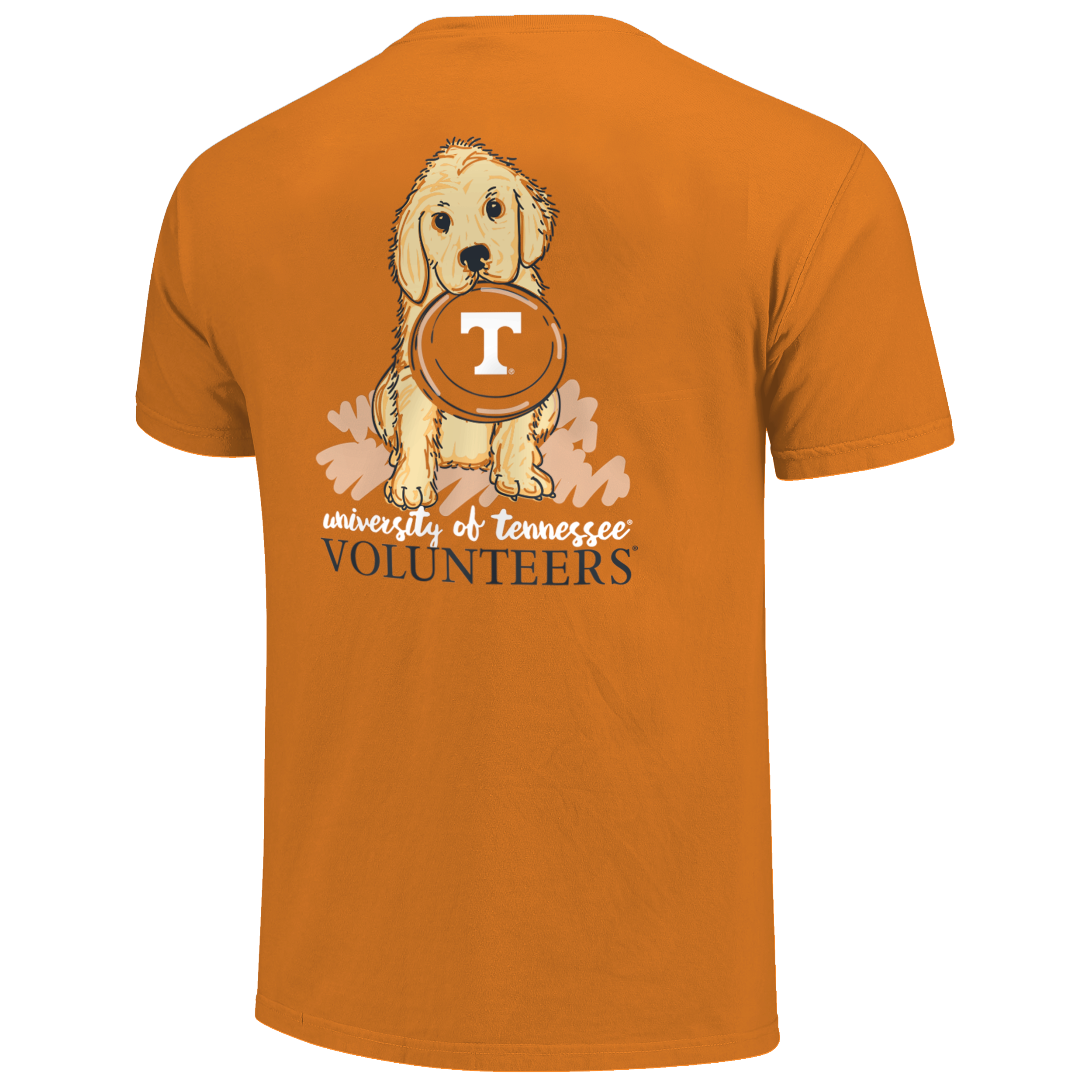 Tennessee Volunteers Game Day Frisbee Short Sleeve  Orange T-Shirt