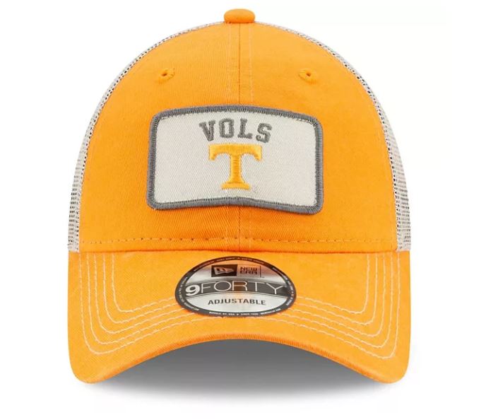 Tennessee Volunteers - Patch Trucker 9Forty Adjustable Snapback Hat, New Era