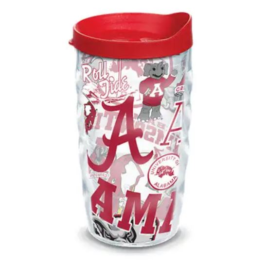 Alabama Crimson Tide - All Over Plastic Tumbler
