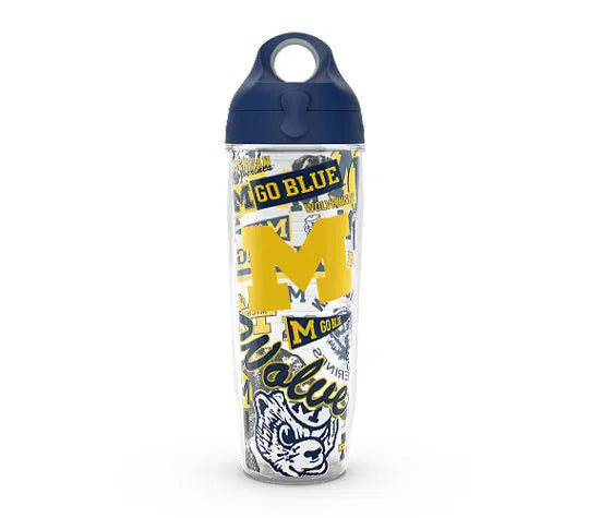 Michigan Wolverines - All Over Plastic Tumbler