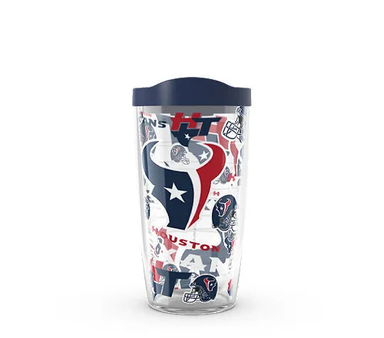 Houston Texans - All Over Wrap with Travel Lid