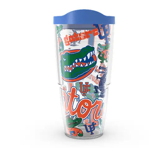 Florida Gators - All Over Plastic Tumbler