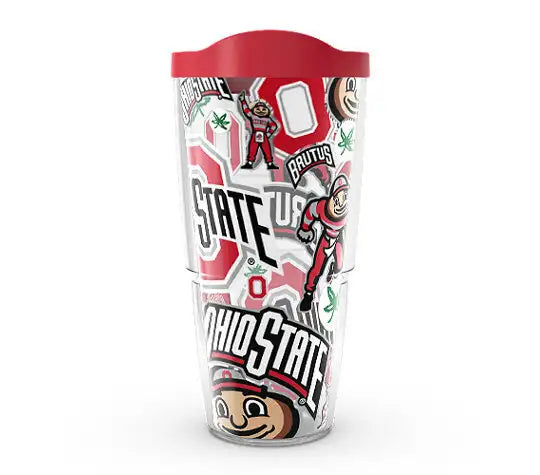 Ohio State Buckeyes - All Over Plastic Tumbler