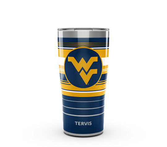 West Virginia Mountaineers - Hype Stripes Stainless Steel Tumbler