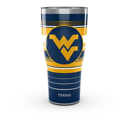West Virginia Mountaineers - Hype Stripes Stainless Steel Tumbler