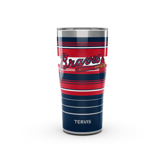 Atlanta Braves - MLB Hype Stripes Stainless Steel Tumbler