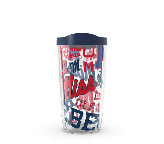 Ole Miss Rebels - All Over Plastic Tumbler