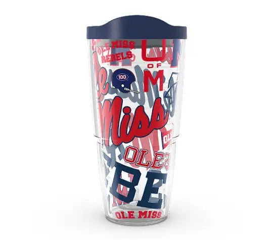 Ole Miss Rebels - All Over Plastic Tumbler