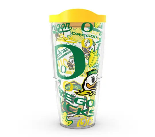 Oregon Ducks - All Over Plastic Tumbler