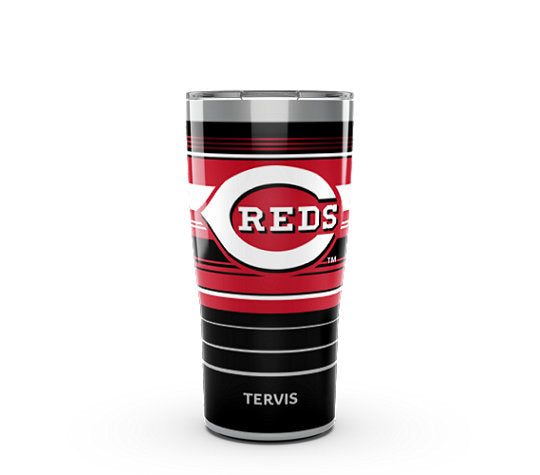 Cincinnati Reds - MLB Hype Stripes Stainless Steel Tumbler