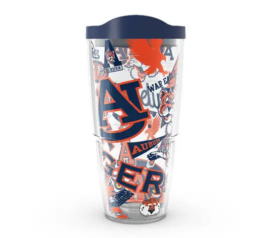 Auburn Tigers - All Over Plastic Tumbler