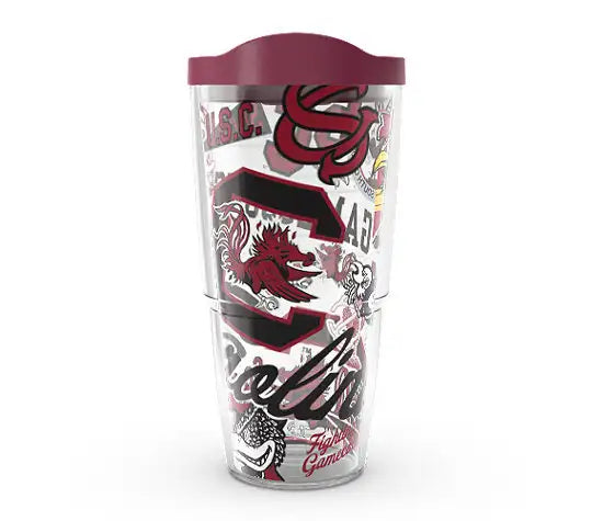 South Carolina Gamecocks - All Over Plastic Tumbler