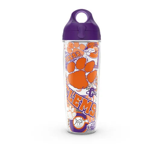 Clemson Tigers - All Over Plastic Tumbler