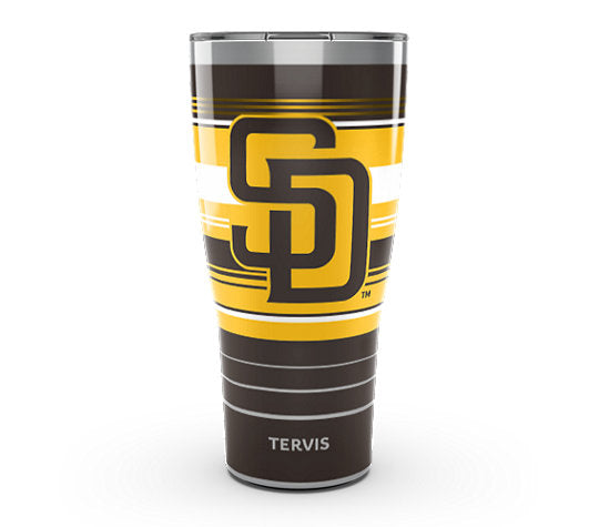 San Diego Padres - MLB Hype Stripes Stainless Steel Tumbler