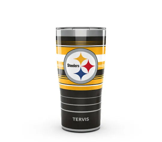 Pittsburgh Steelers - NFL Hype Stripes Stainless Steel Tumbler