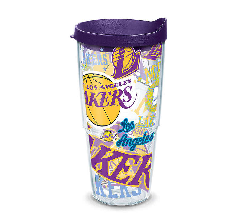 Los Angeles Lakers - All Over Plastic Tumbler