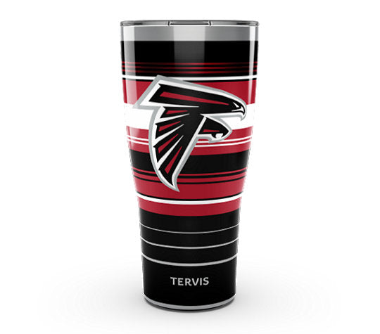 Atlanta Falcons - NFL Hype Stripes Stainless Steel Tumbler