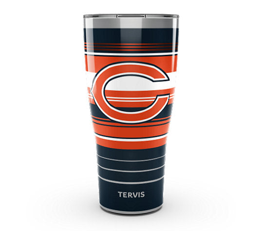 Chicago Bears - NFL Hype Stripes Stainless Steel Tumbler