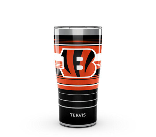 Cincinnati Bengals - NFL Hype Stripes Stainless Steel Tumbler