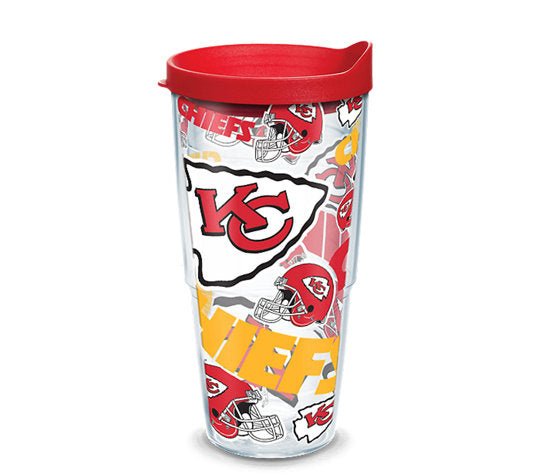 Kansas City Chiefs - All Over Wrap Plastic Tumbler