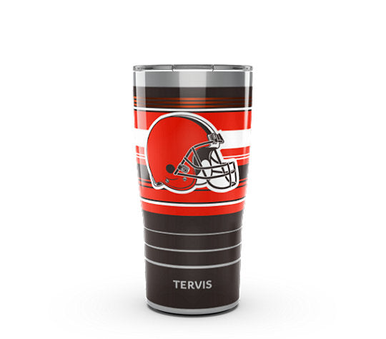 Cleveland Browns - NFL Hype Stripes Stainless Steel Tumbler