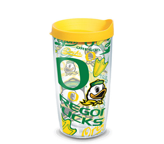 Oregon Ducks - All Over Plastic Tumbler