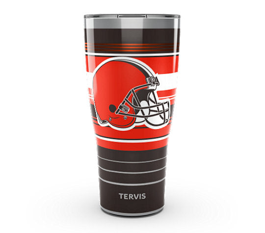 Cleveland Browns - NFL Hype Stripes Stainless Steel Tumbler